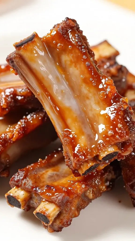 caramelized rib bark macro with visible sugar sheen