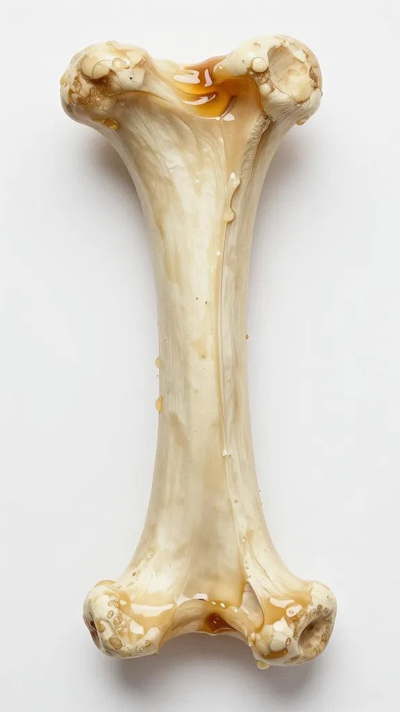 rib bone pullback closeup with sticky glaze