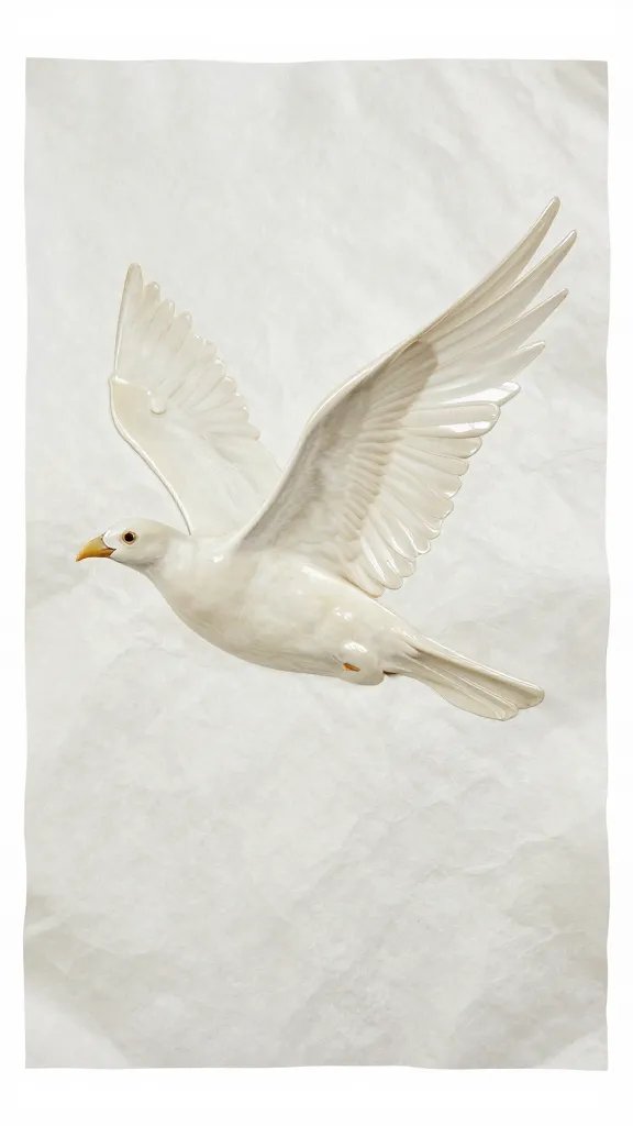 single wing on parchment, glaze pooling around edges