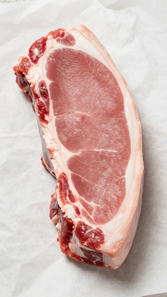 raw pork tenderloin patted dry on butcher paper