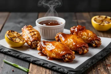 Game Day Gold Bbq Sauce for Chicken Wings — Baked and Grilled Methods