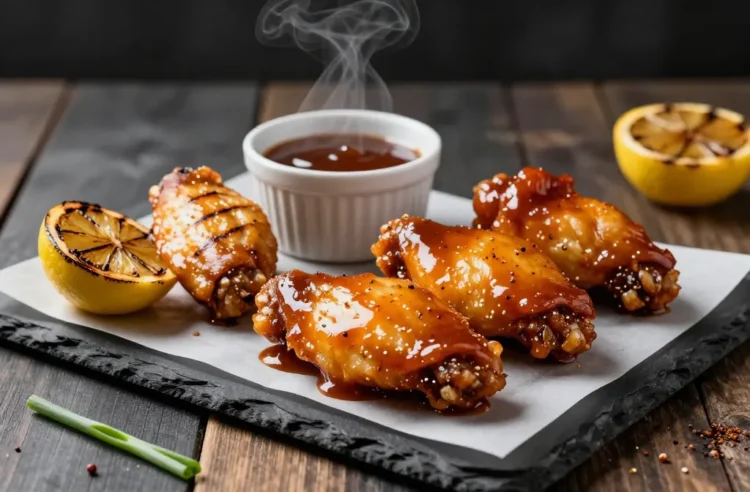 Game Day Gold Bbq Sauce for Chicken Wings — Baked and Grilled Methods