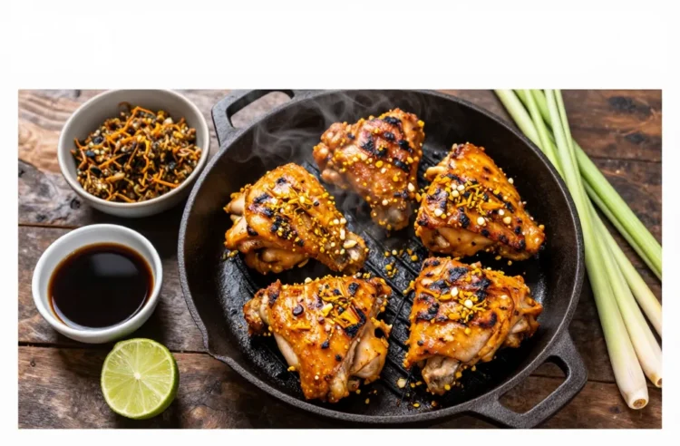 Irresistible Cambodian Lemongrass and Turmeric Marinade for Grilled Chicken