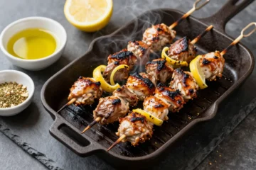 The Best Greek Souvlaki Marinade for Chicken and Lamb Skewers