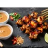 Craveable Indonesian Satay Marinade and Peanut Sauce for Skewers