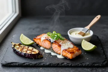 Japanese Miso Bbq Marinade for Salmon and Grilled Eggplant Tonight