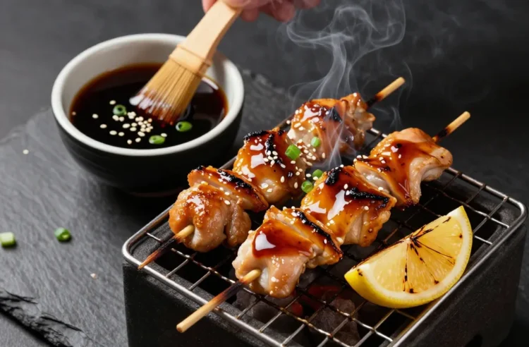 The Secret to Japanese Tare Sauce for Chicken Yakitori Skewers