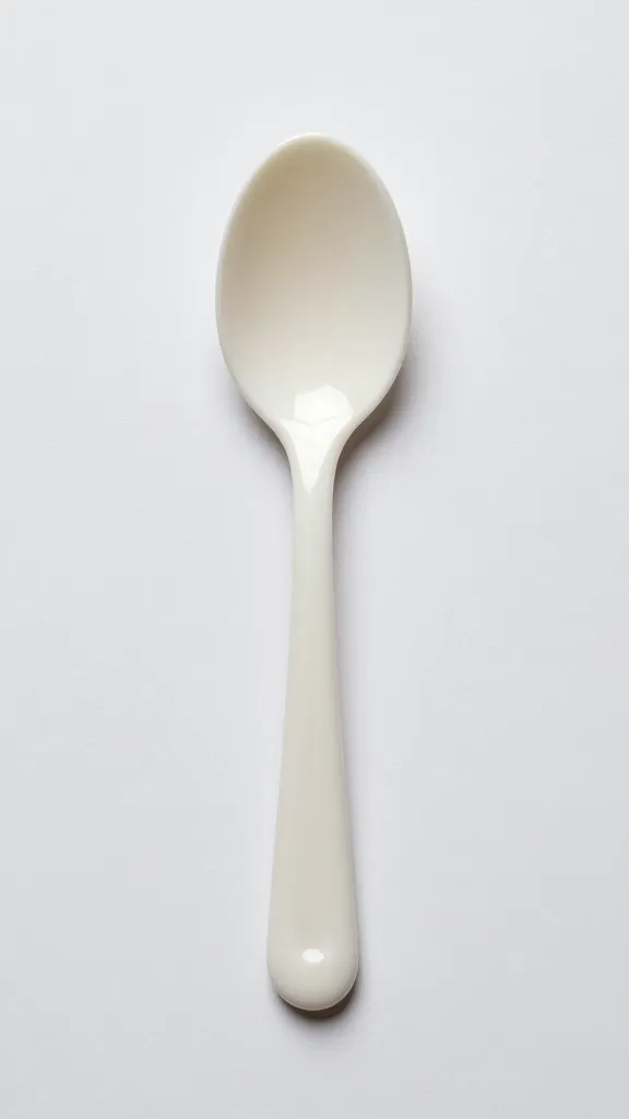 spoon coated in thin tare film, back-of-spoon test