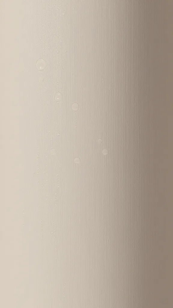 Neutral oil spray beading on rib surface