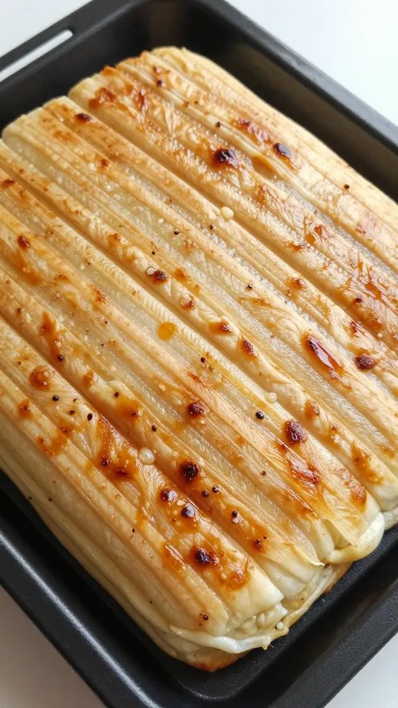 rib surface blistering gently under low broiler
