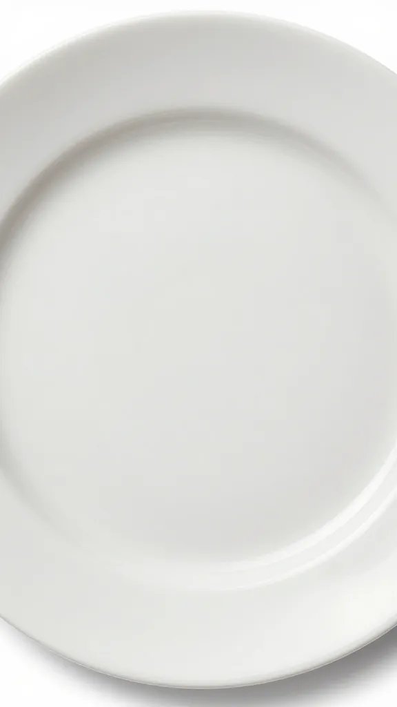 rib coated with finishing glaze on white plate
