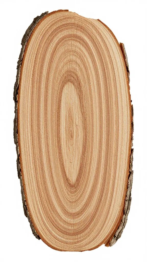 smoke ring bark texture on finished rib slice