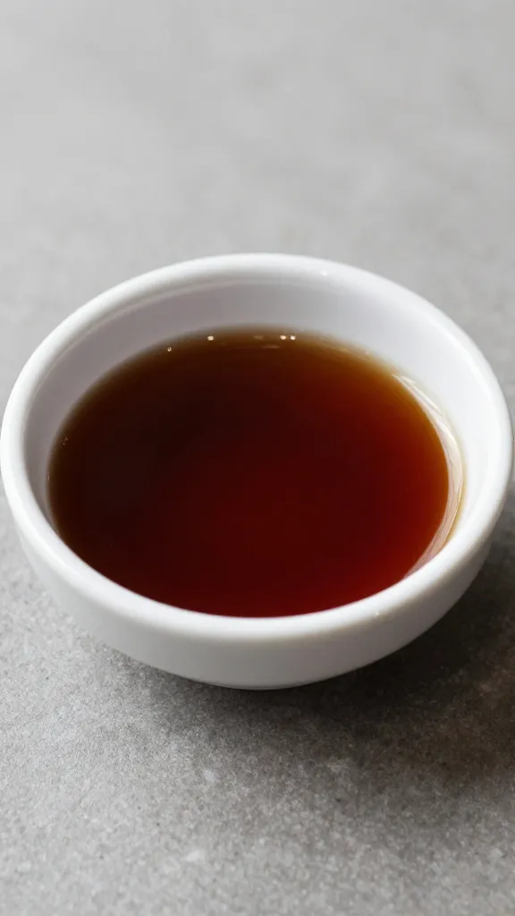small bowl of tamari-based marinade concentrate
