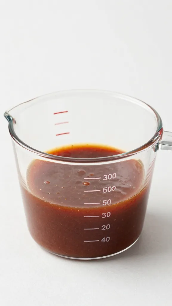 measuring cup with one cup marinade concentrate