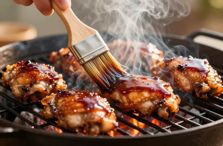 Viral Trick: Bbq Sauce for Smoked Chicken — Applied in Layers During the Cook