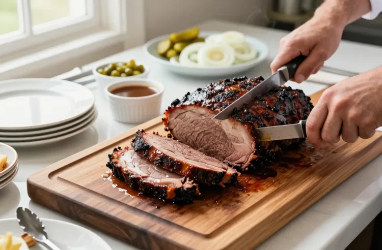Party-Perfect How Much Brisket for 50 People — Slicing and Serving Guide