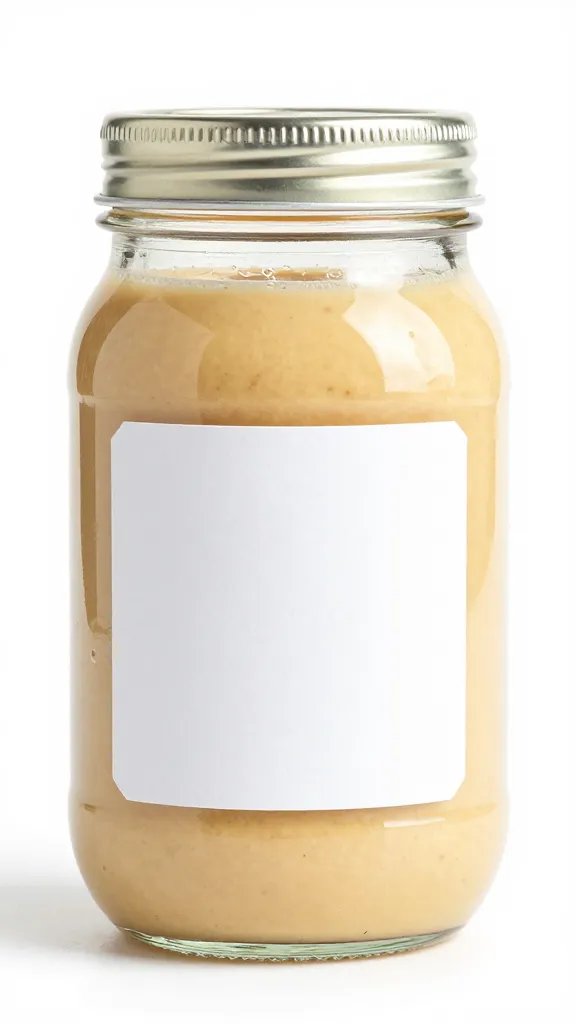 mason jar of Carolina gold sauce with label tag