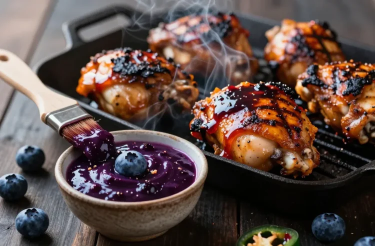 Blueberry Chipotle Bbq Sauce for Summer Grilling That Pops