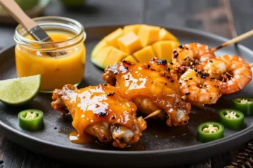 Irresistible Mango Habanero Bbq Sauce for Chicken and Shrimp