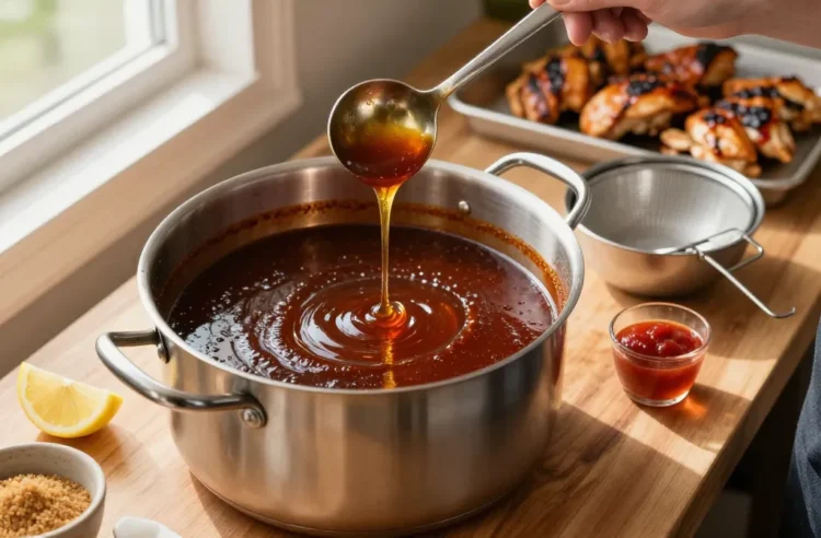 How to Fix Bbq Sauce That Is Too Dark and Muddy for 50 People Fast