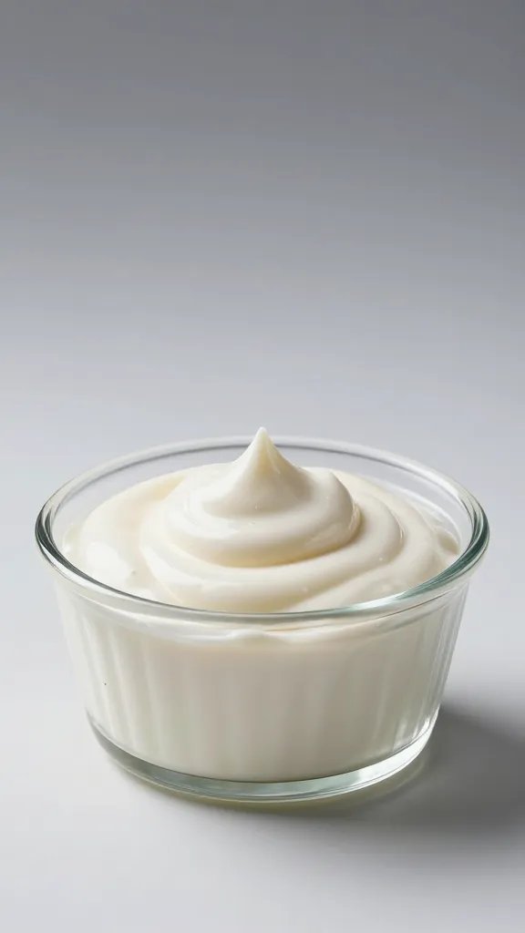 cornstarch slurry in glass ramekin, studio lighting