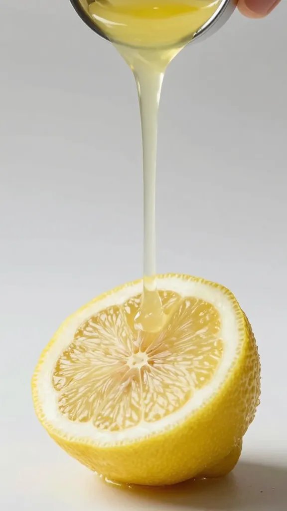 single lemon half being hand-juiced on reamer