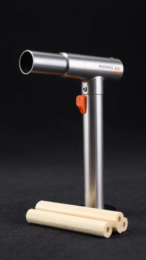 compact butane torch igniting paraffin fire starter