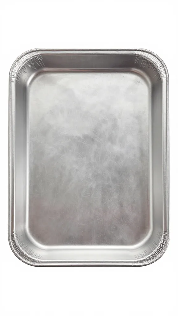 labeled foil-covered 9x13 pan for make-ahead storage