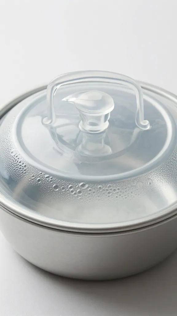 airtight catering pan lid with condensation, day-before prep