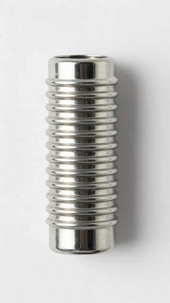 stainless door gasket of warming cabinet, detailed macro