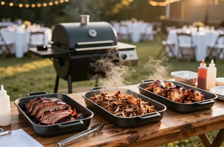 How to Smoke Meat in Batches for a 100-Person Wedding Fast
