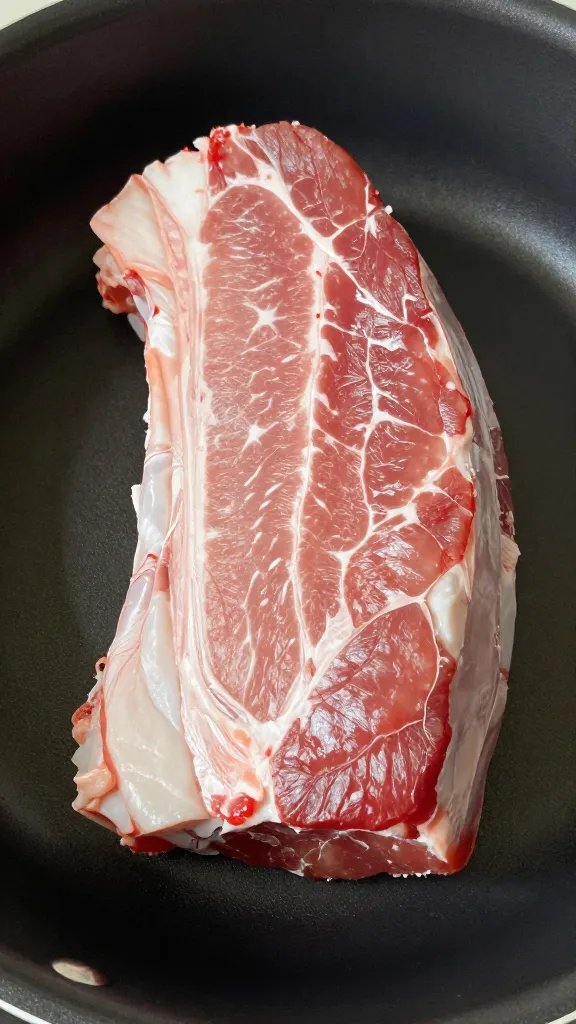 single foil-wrapped half pork shoulder resting in pan