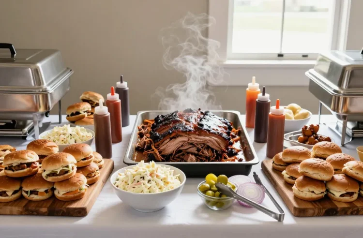 How to Set Up a Diy Pulled Pork Station for 100 People That Wows