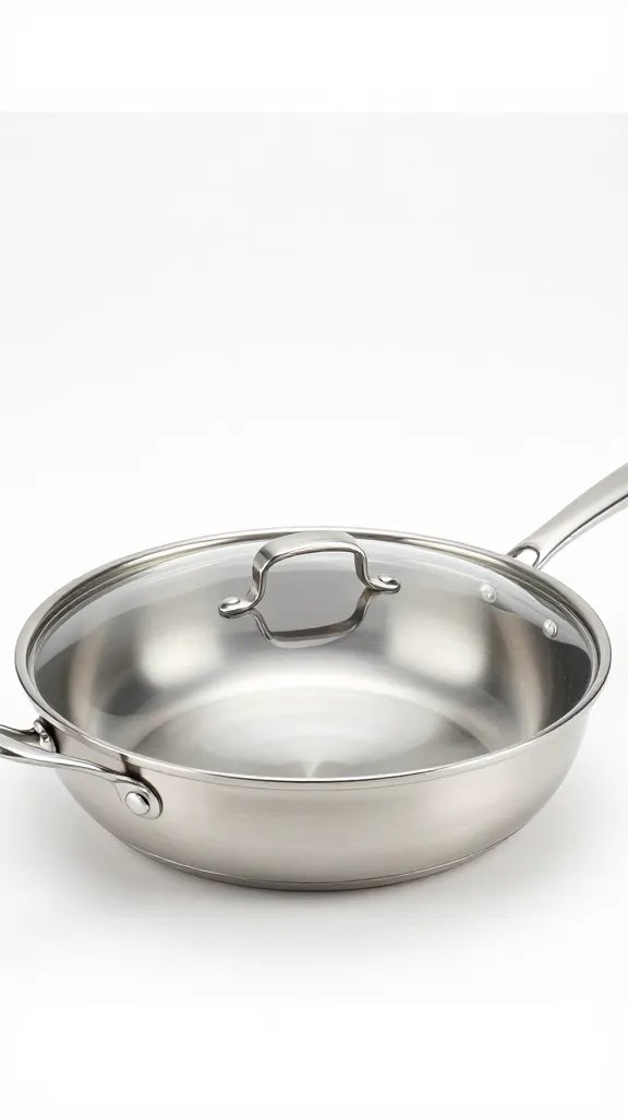 stainless hotel pan with fitted cover