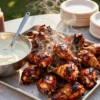 Party-Proof Alabama White Sauce Chicken for 50 People — Dunking and Plating