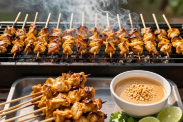 Party-Proof Thai Grilled Satay for 100 People — Peanut Sauce Bulk Prep