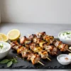 Party-Proof Greek Souvlaki for 50 People — Lemon, Garlic, and Tzatziki Ratios