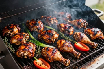 Viral Jamaican Jerk Chicken for 100 People — Marinade and Smoke Guide