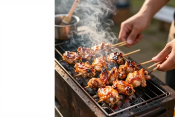 Party-Proof Japanese Yakitori for 50 People — Sauce Ratios and Skewers