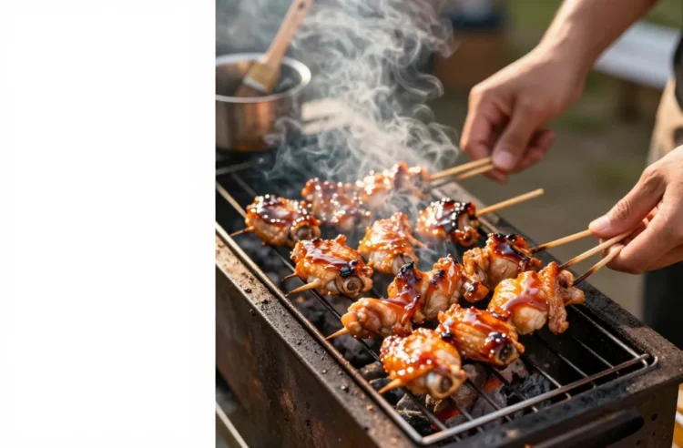 Party-Proof Japanese Yakitori for 50 People — Sauce Ratios and Skewers