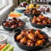 Game-Day Gold Super Bowl Bbq Party for 50 People — the Wing Strategy