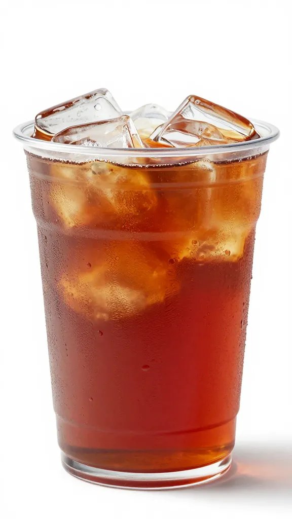 red solo cup filled with iced lemonade, condensation visible