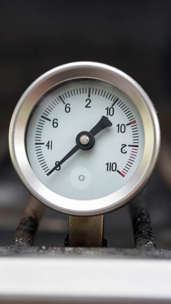 stainless grill thermometer showing two-zone setup, closeup
