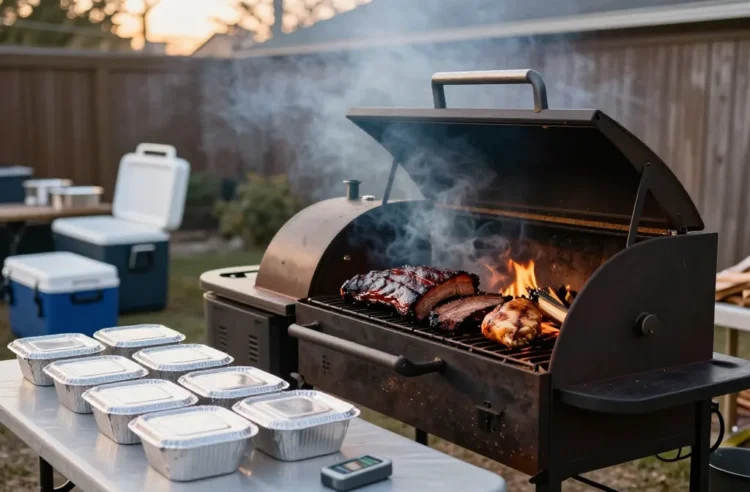 Mastering Using an Offset Smoker for 50 People — Management Tips