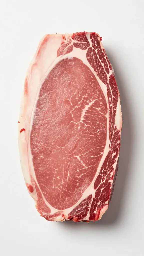 single sliced brisket flat on butcher paper
