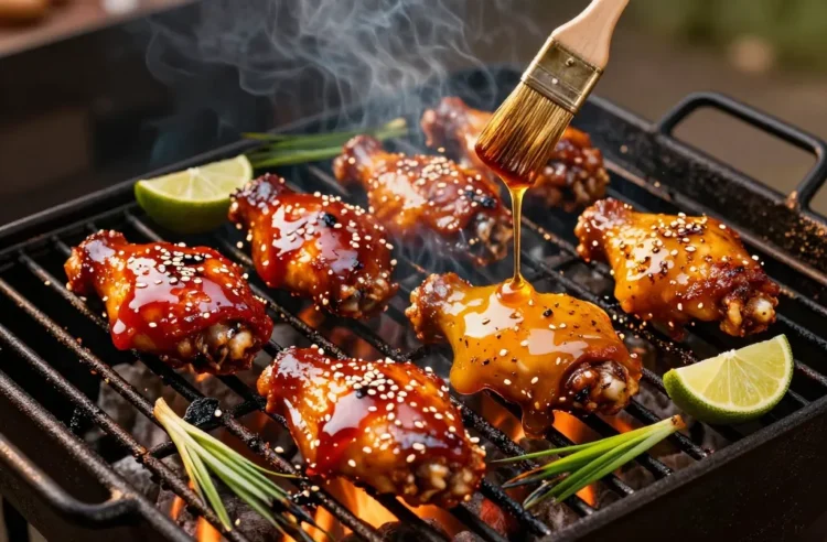 Viral 5 Asian Glazes for 4th of July Wings and Drumsticks